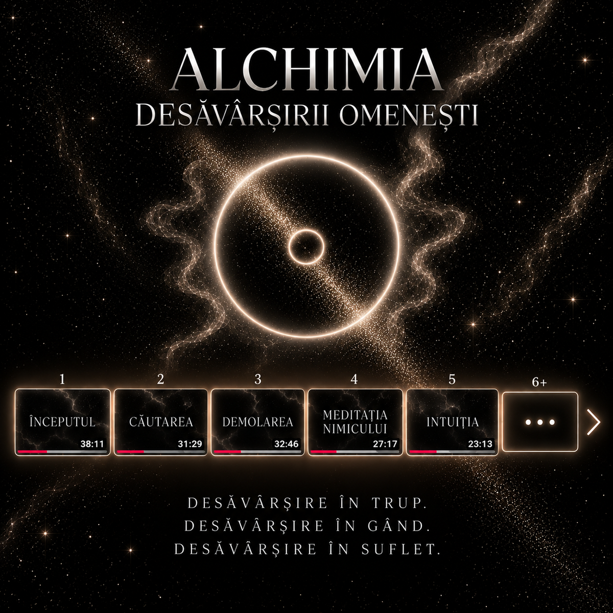 Alchimia Desăvârșirii Omenești – program de transformare personală